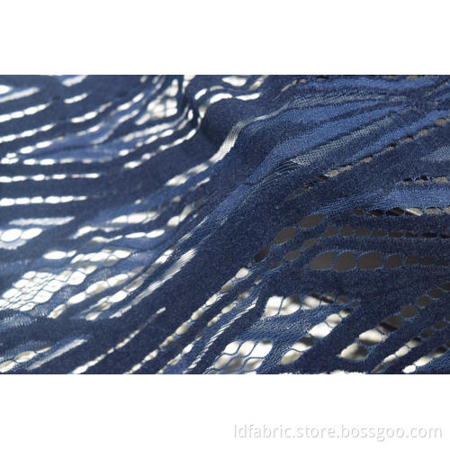 Chenille-Spitzengewebe aus Nylon-Polyester